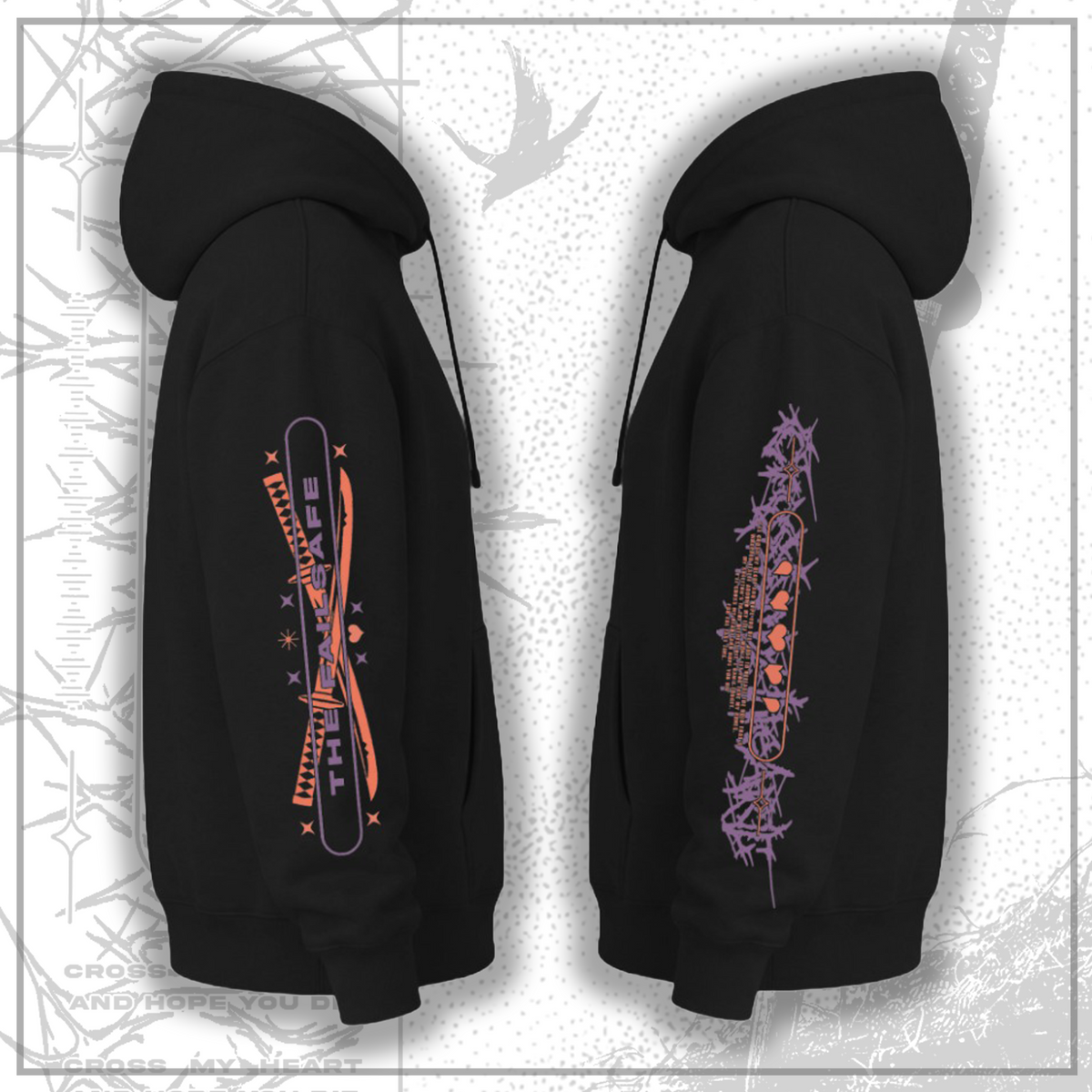 (PRE-ORDER) Cross My Heart Pullover Hoodie