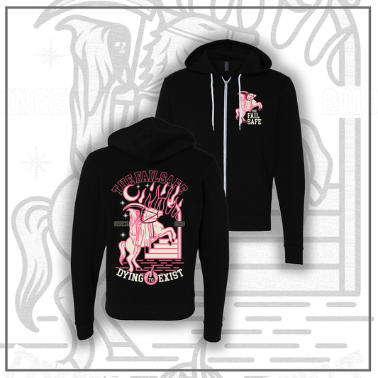 Dying To Exist Horseman Zip-Up Hoodie