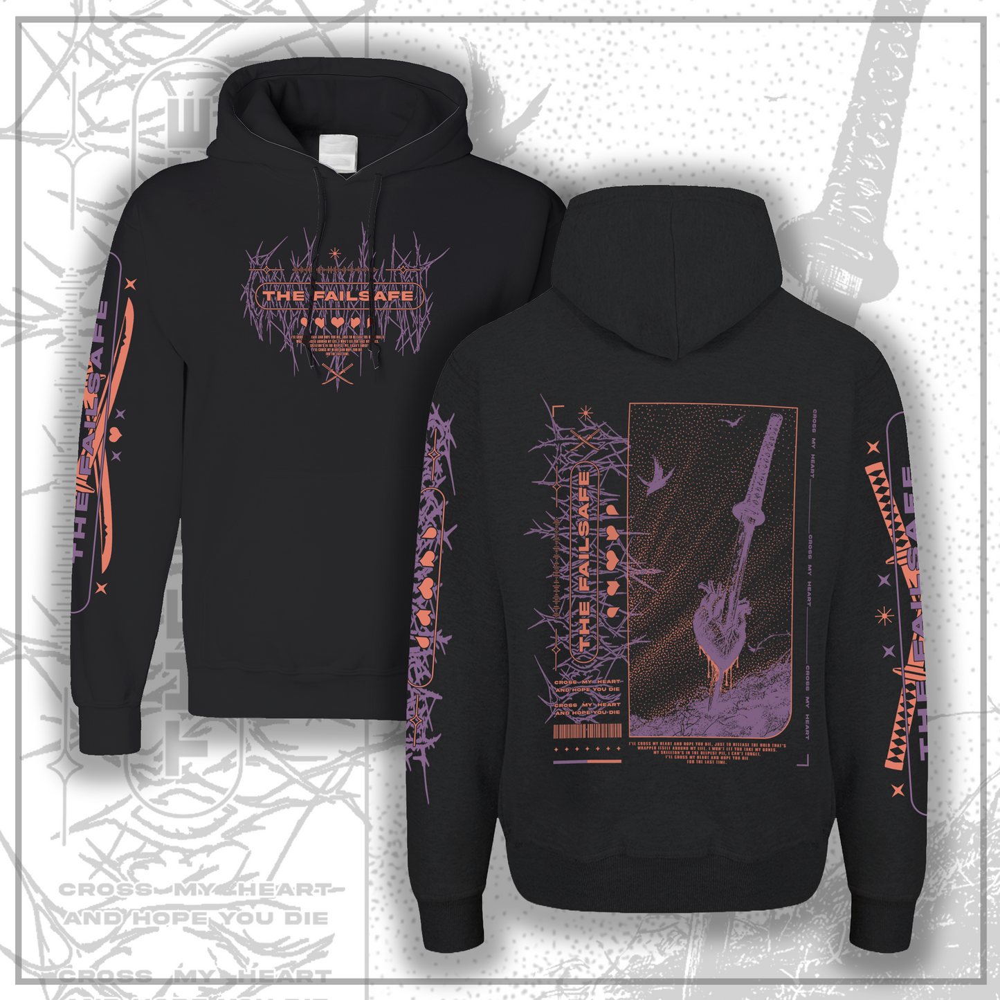 (PRE-ORDER) Cross My Heart Pullover Hoodie